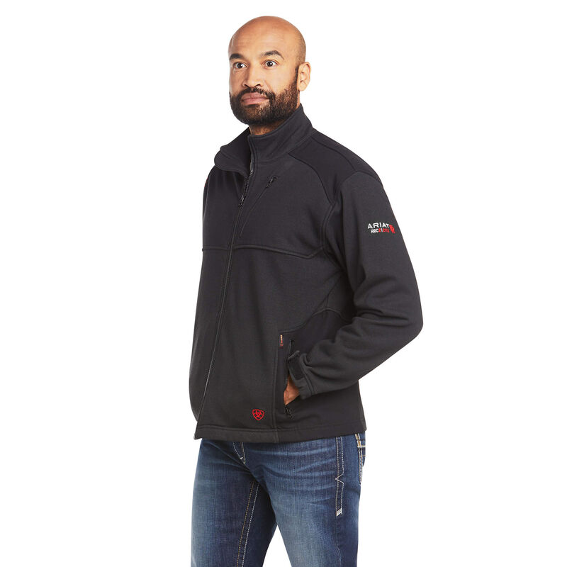 Chaqueta Ariat Fr Polartec Platform Negras Hombre - Chile 057-DHTQNO